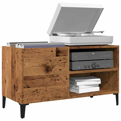 Record Cabinet 84,5x38x48 cm Engineered Wood Old wood 84.5 x 38 x 48 cm