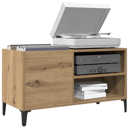 Record Cabinet 84,5x38x48 cm Engineered Wood Artisan oak 84.5 x 38 x 48 cm