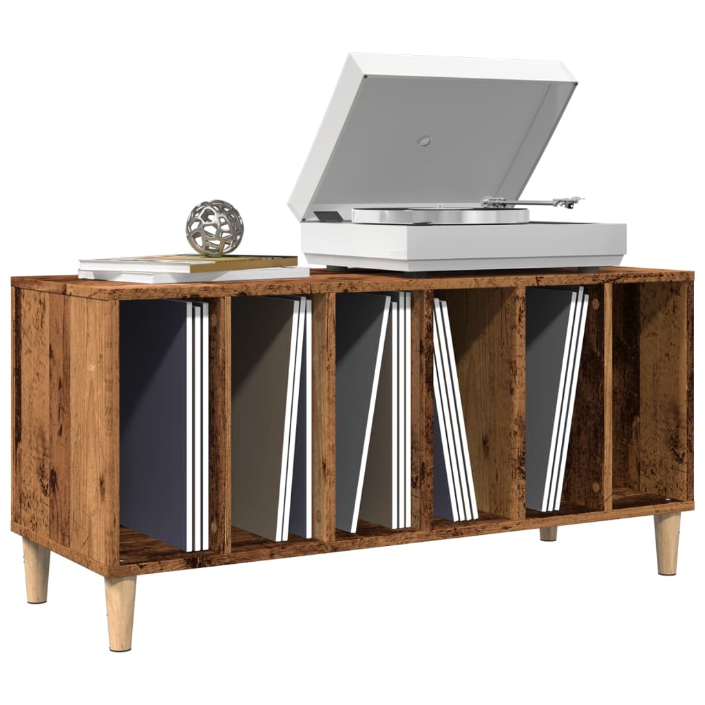 Record Cabinet 100x38x48 cm Engineered Wood old wood