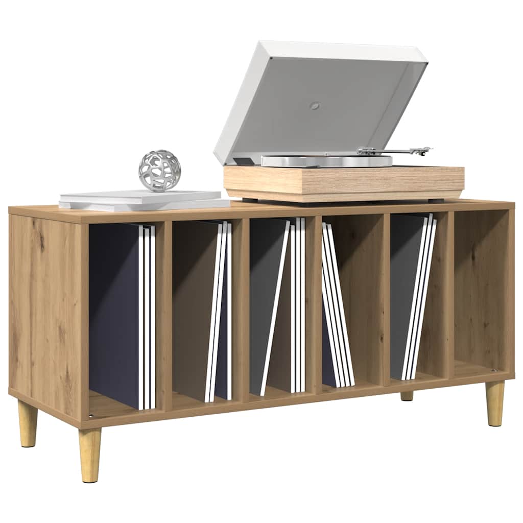 Record Cabinet 100x38x48 cm Engineered Wood artisan oak