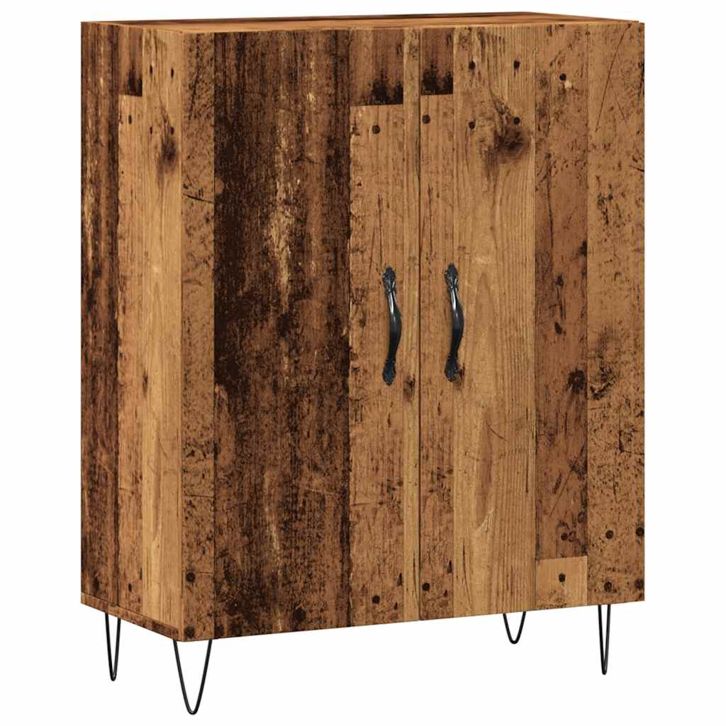 Sideboard 69,5x34x90 cm Engineered Wood Old wood