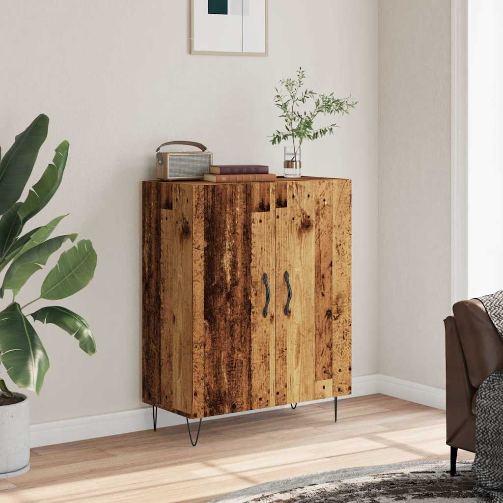 Sideboard 69,5x34x90 cm Engineered Wood Old wood