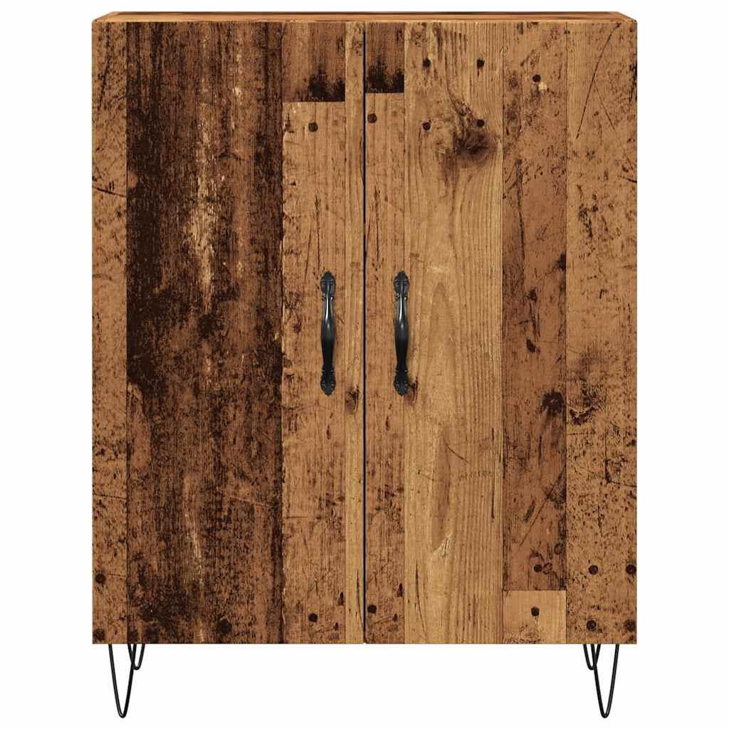 Sideboard 69,5x34x90 cm Engineered Wood Old wood