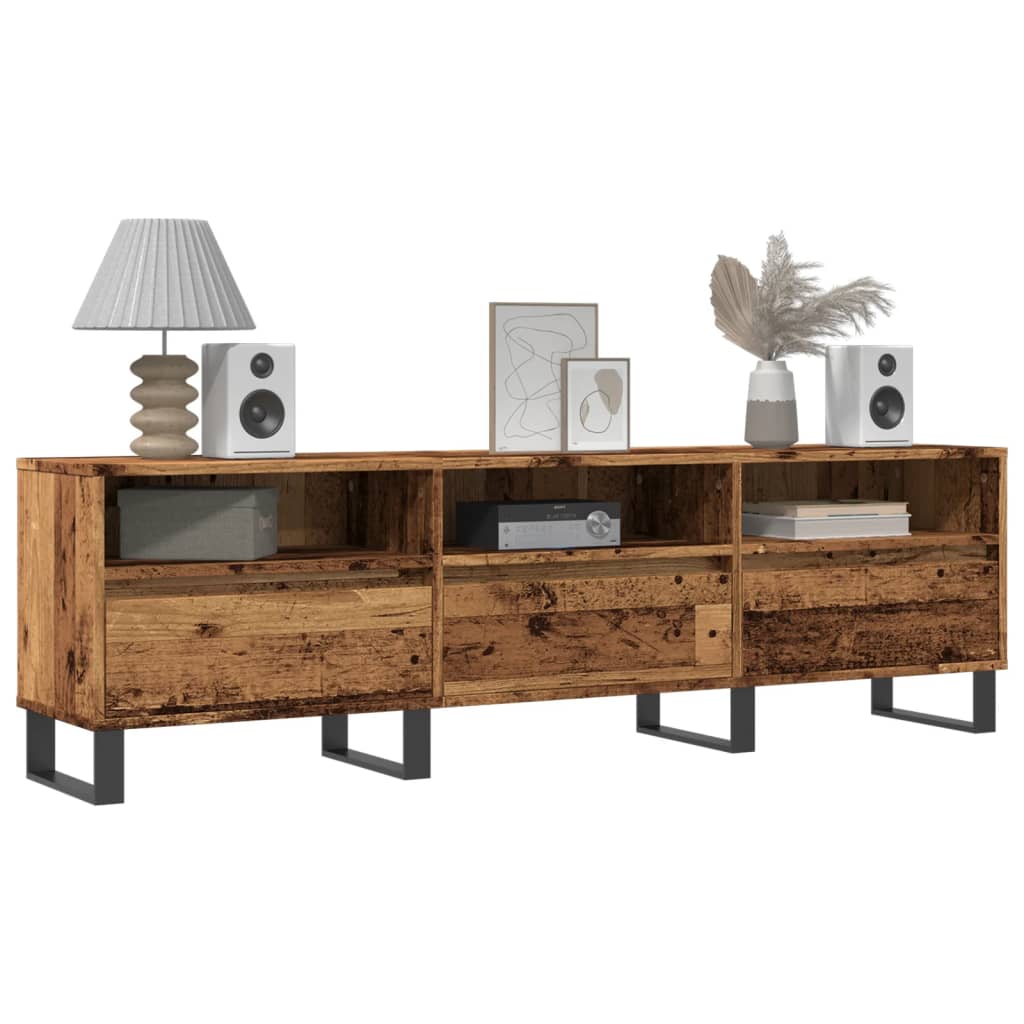 TV Cabinet 150x30x44,5 cm Engineered Wood Old wood