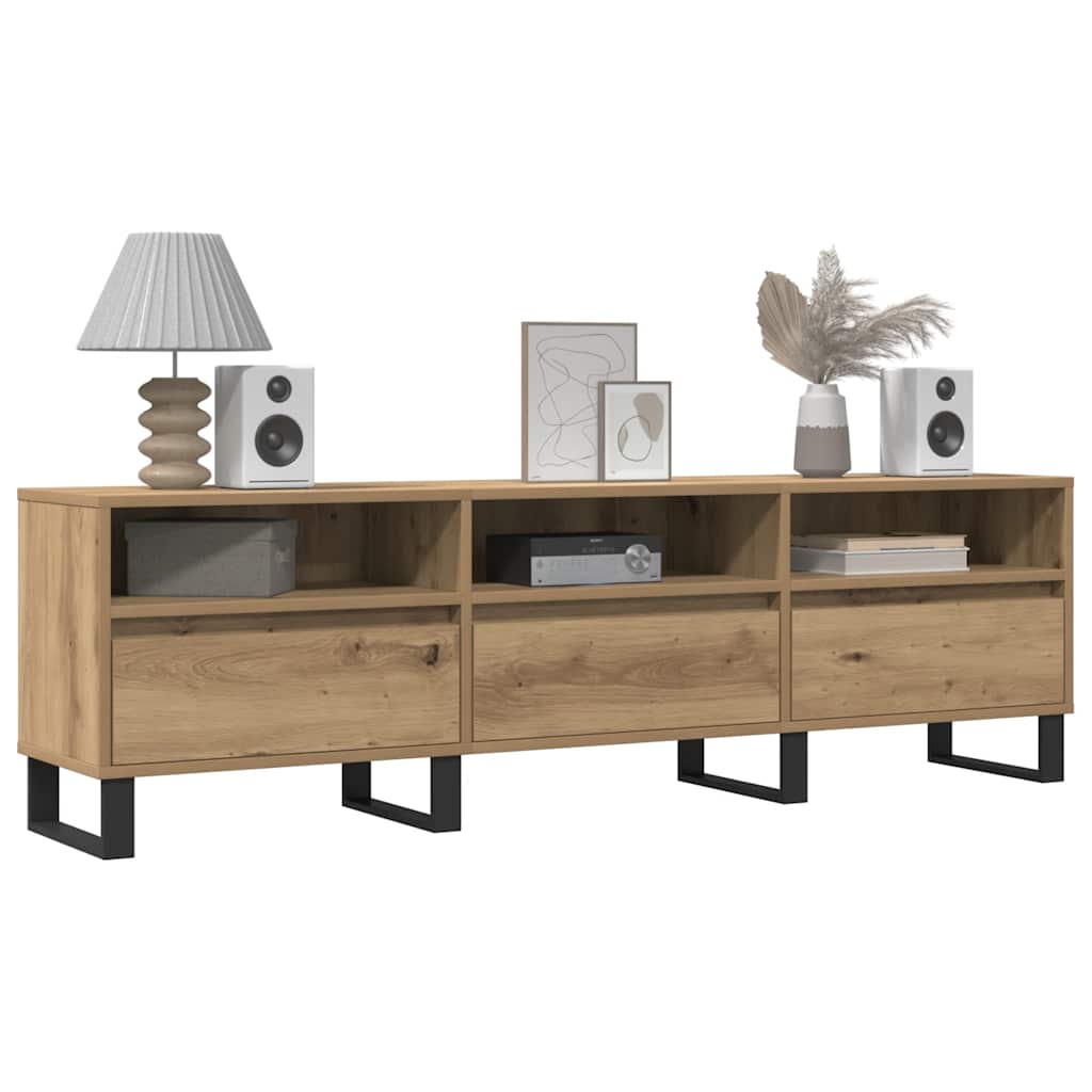 TV Cabinet 150x30x44,5 cm Engineered Wood Artisan oak