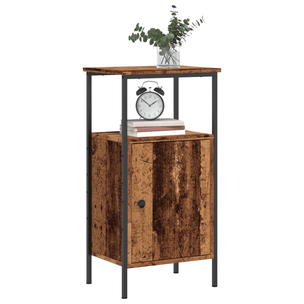 Bedside Cabinet 41x31x80 cm Engineered Wood Old wood 2
