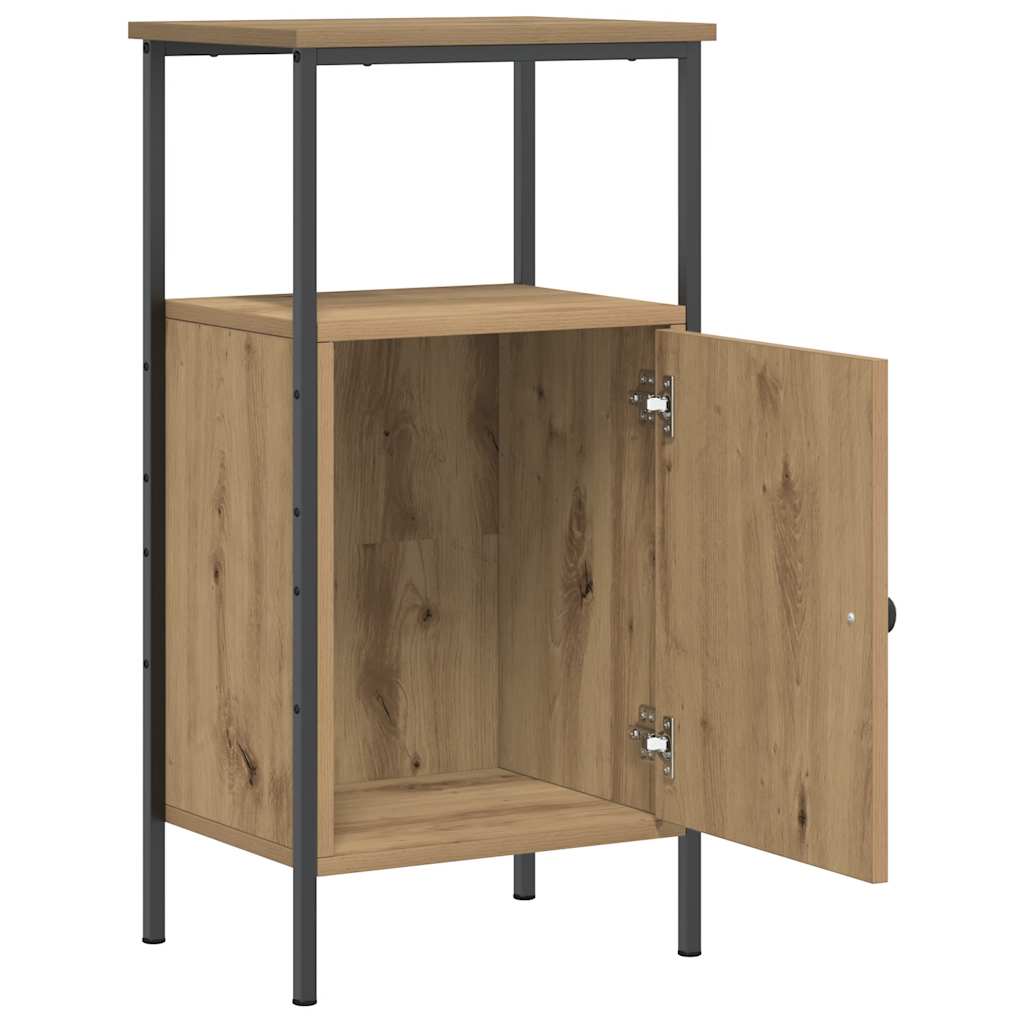 Bedside Cabinet 41x31x80 cm Engineered Wood Artisan oak 1