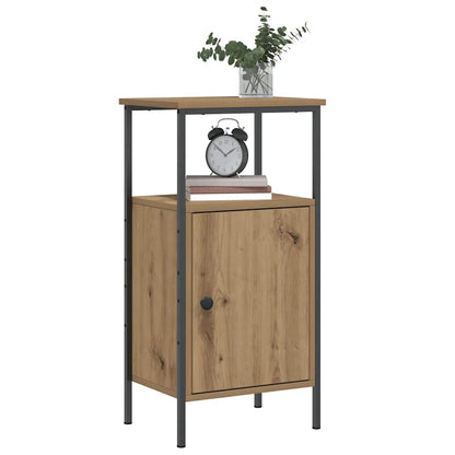Bedside Cabinet 41x31x80 cm Engineered Wood Artisan oak 1