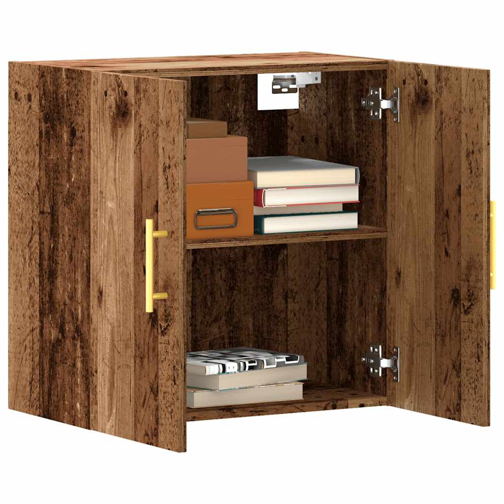 Wall Cabinet 60x31x60 cm Engineered Wood Old wood
