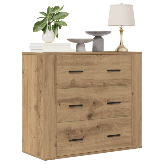 Sideboard 80x33x70 cm Engineered Wood Artisan oak