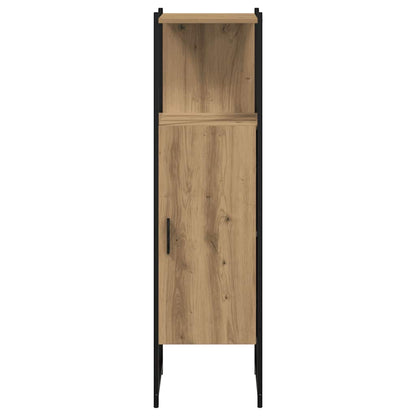 Bathroom Cabinet 33x33x120,5 cm Engineered Wood Artisan oak