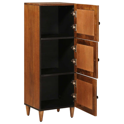 vidaXL Highboard Walnut 40 x 33 x 110 cm Solid Mango Wood 3