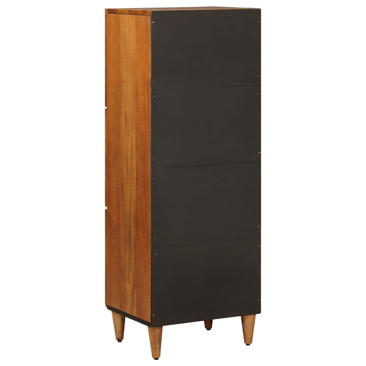 vidaXL Highboard Walnut 40 x 33 x 110 cm Solid Mango Wood 6