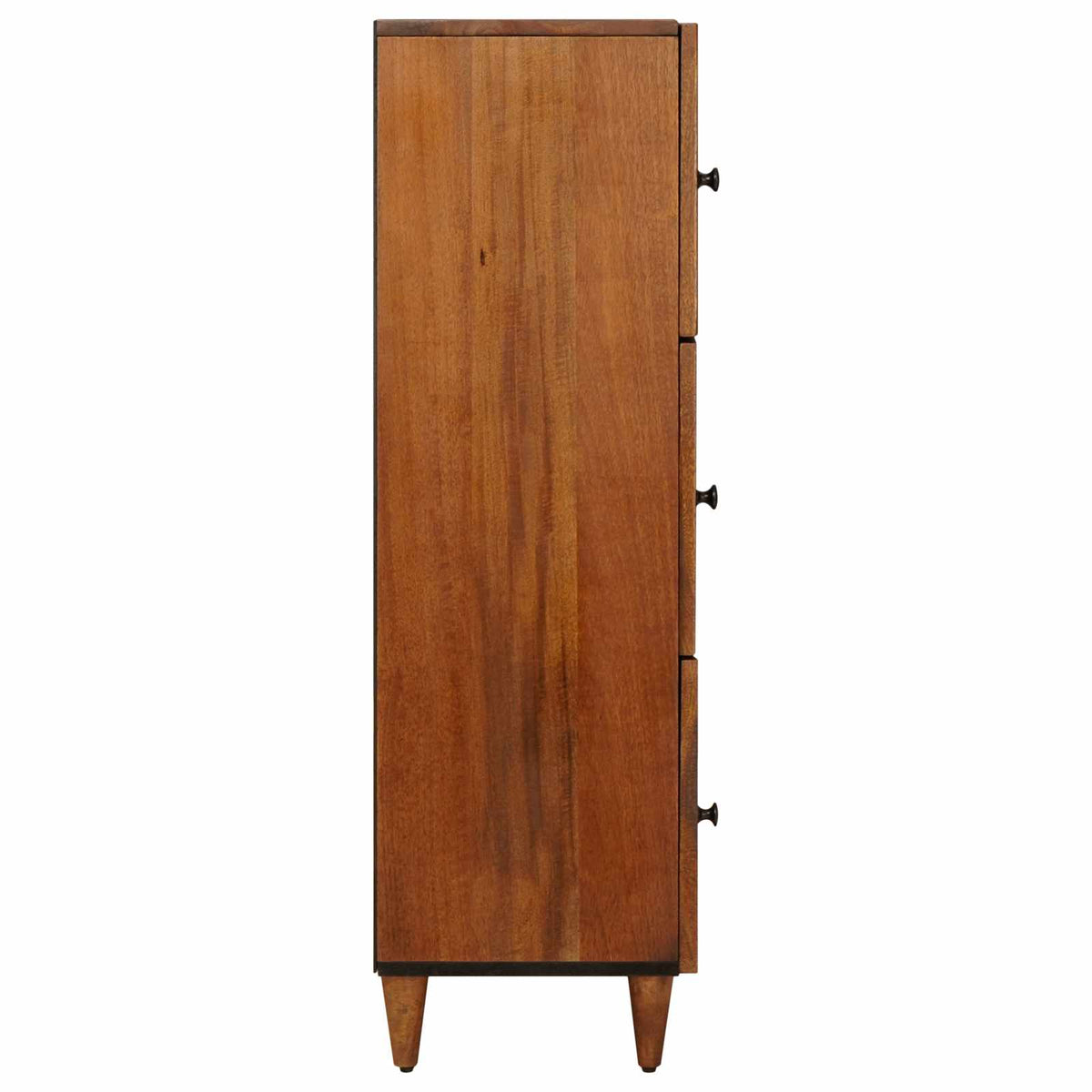 vidaXL Highboard Walnut 40 x 33 x 110 cm Solid Mango Wood 5