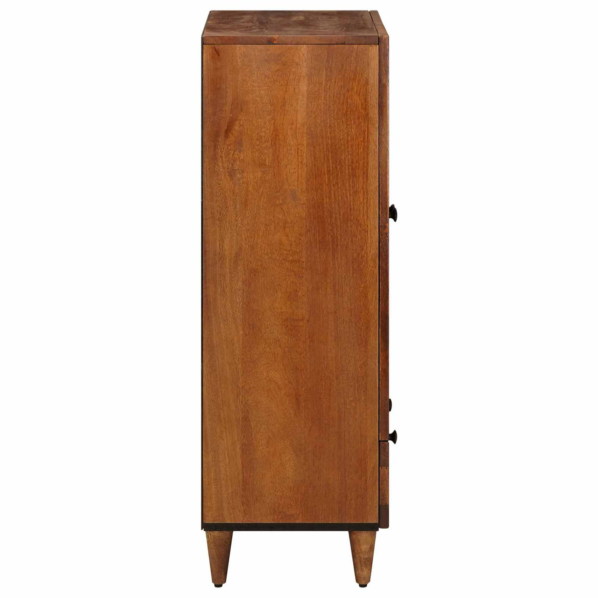 vidaXL Highboard Walnut 60 x 33.5 x 100 cm Solid Mango Wood 5