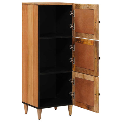 vidaXL Highboard Natural 40 x 33 x 110 cm Solid Mango Wood 2