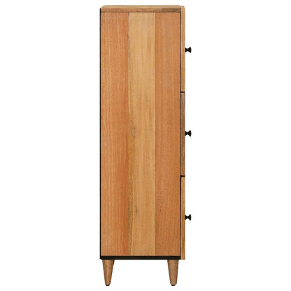 vidaXL Highboard Natural 40 x 33 x 110 cm Solid Mango Wood 4