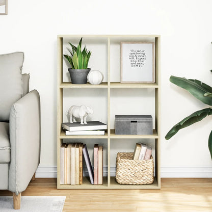 Room Divider Bookcase 69.5x29x103.5 cm Sonoma oak