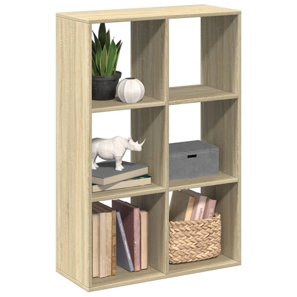 Room Divider Bookcase 69.5x29x103.5 cm Sonoma oak