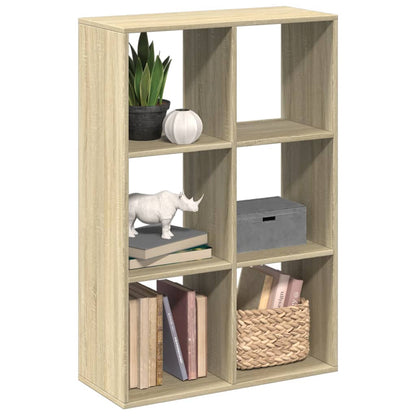 Room Divider Bookcase 69.5x29x103.5 cm Sonoma oak