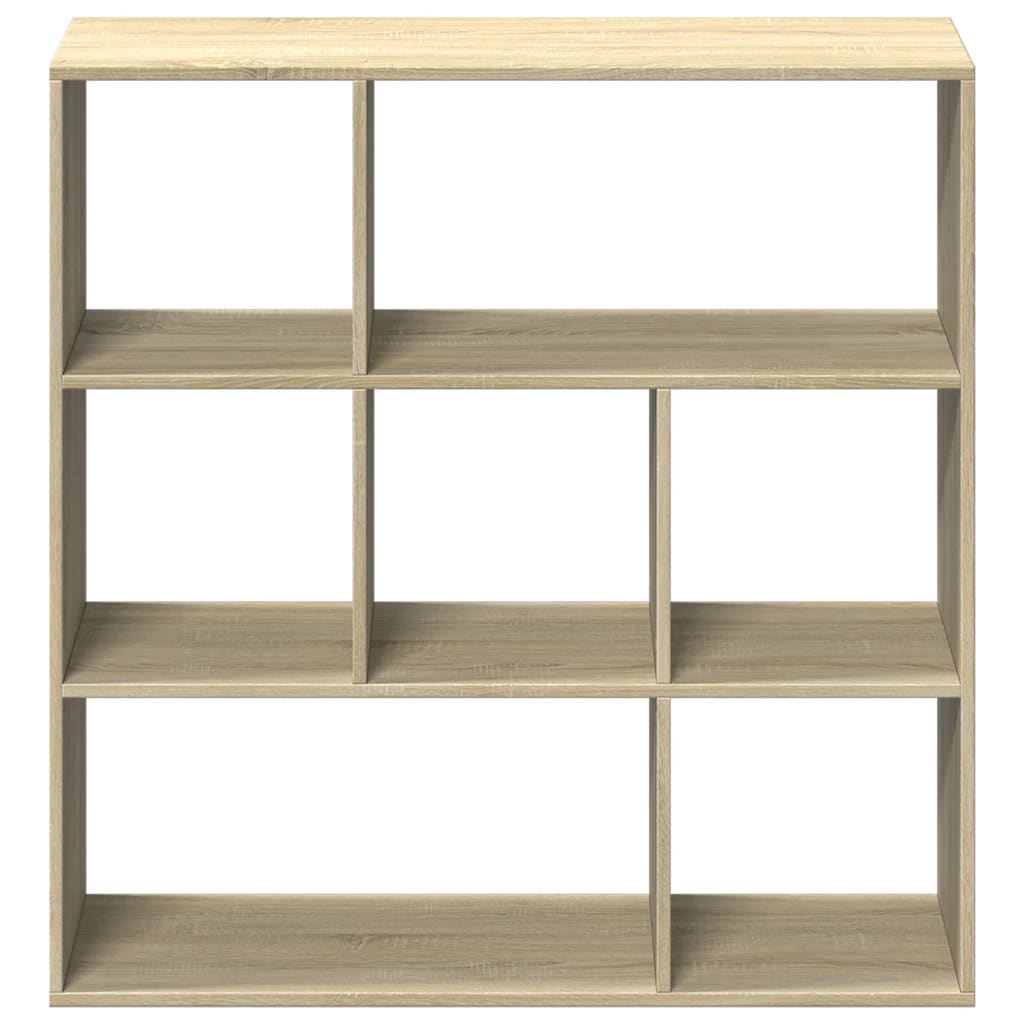 Book Cabinet Engineered Wood Width 102 cm Sonoma oak 103.5 cm