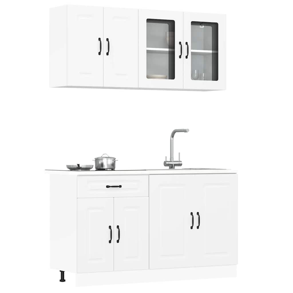 vidaXL 4 Piece Kitchen Cabinet Set "Kalmar" Engineered Wood
