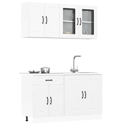 vidaXL 4 Piece Kitchen Cabinet Set "Kalmar" Engineered Wood