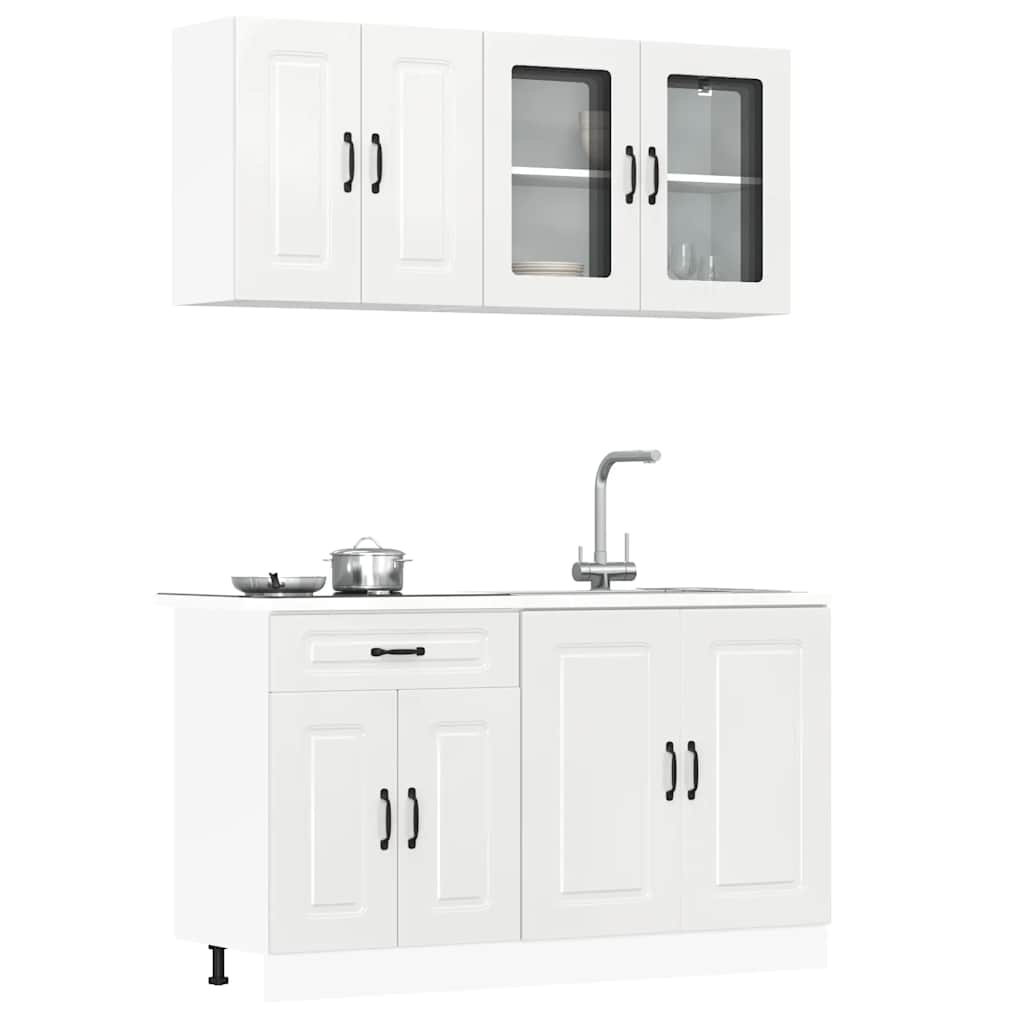 vidaXL 4 Piece Kitchen Cabinet Set "Kalmar" Engineered Wood