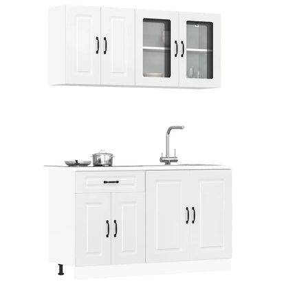vidaXL 4 Piece Kitchen Cabinet Set "Kalmar" Engineered Wood