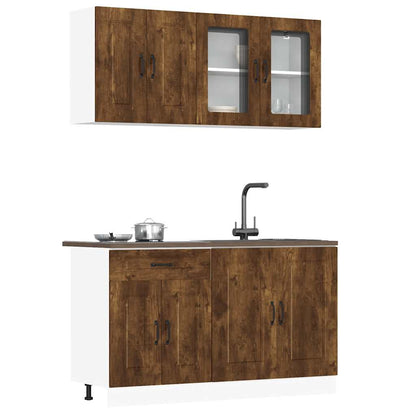 vidaXL 4 Piece Kitchen Cabinet Set "Kalmar" Engineered Wood