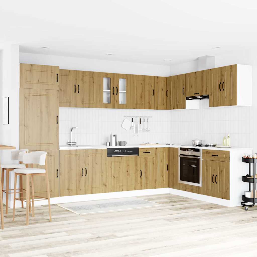 vidaXL Kitchen Cabinet Kalmar Artisan Oak 80 x 46 x 81.5 cm 1