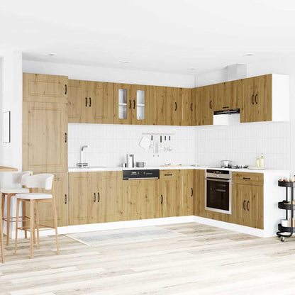 vidaXL Kitchen Cabinet Kalmar Artisan Oak 80 x 46 x 81.5 cm 1