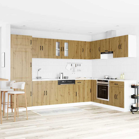 vidaXL Kitchen Cabinet Kalmar Artisan Oak 80 x 46 x 81.5 cm 1
