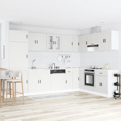 vidaXL Sink Base Cabinet Porto 2 pcs White 80 x 46 x 81.5 cm 1