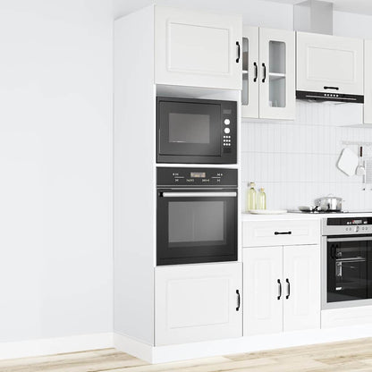 vidaXL Oven Cabinets 2 pcs Kalmar White Engineered Wood 3