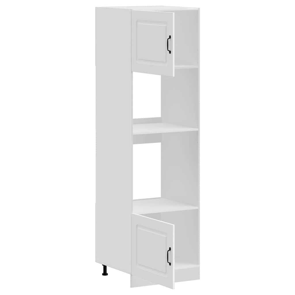 vidaXL Oven Cabinets 2 pcs Kalmar White Engineered Wood 5