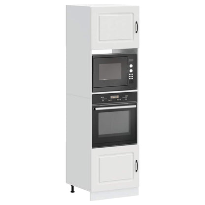 vidaXL Oven Cabinets 2 pcs Kalmar White Engineered Wood 1
