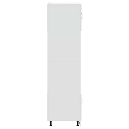 vidaXL Oven Cabinets 2 pcs "Kalmar" Gloss White Engineered Wood 6