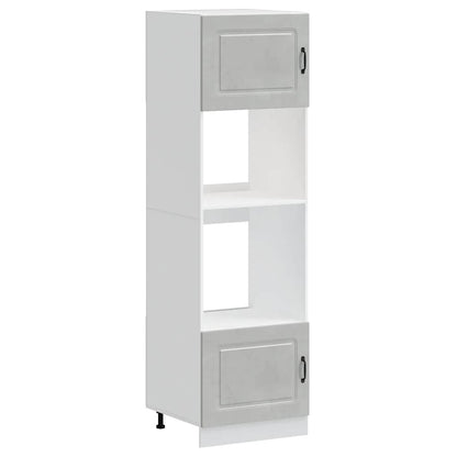 vidaXL Oven Cabinets 2 pcs Kalmar Concrete Grey Engineered Wood 2
