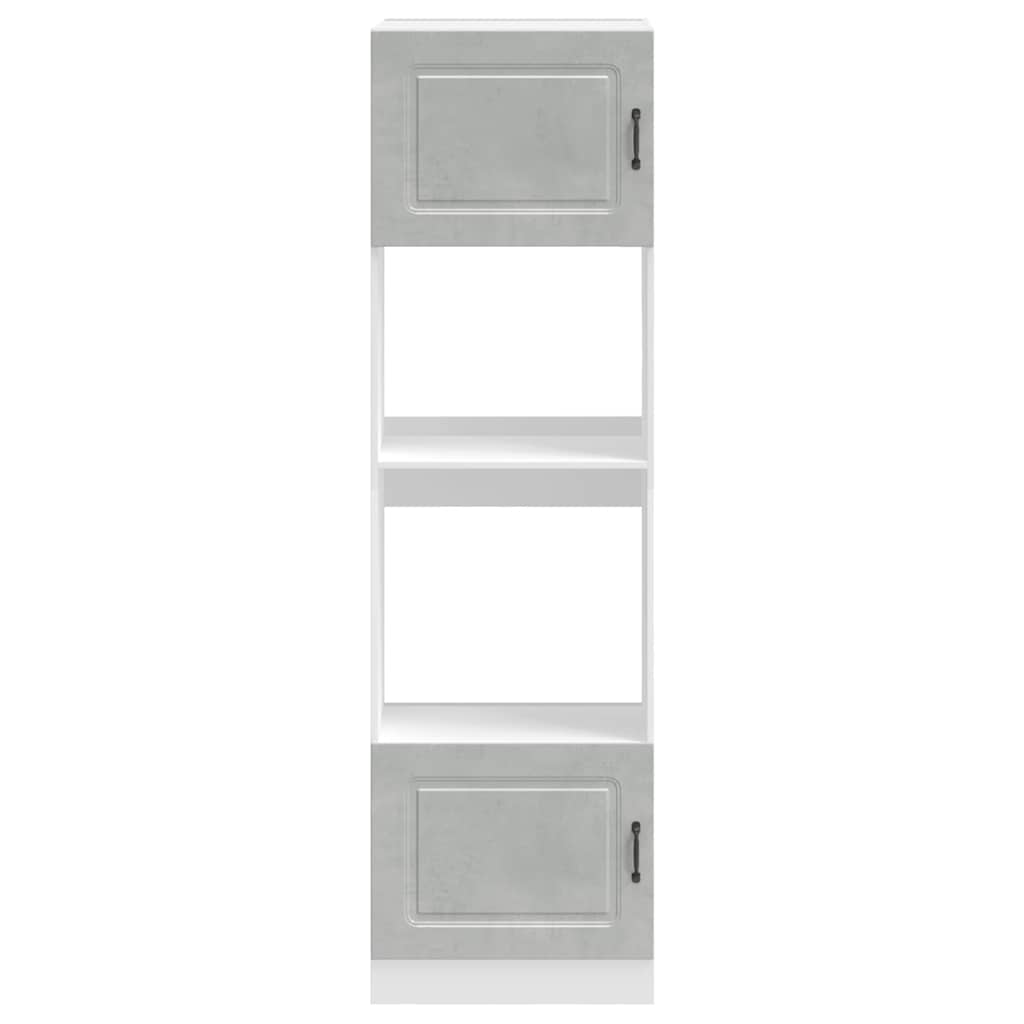 vidaXL Oven Cabinets 2 pcs Kalmar Concrete Grey Engineered Wood 4