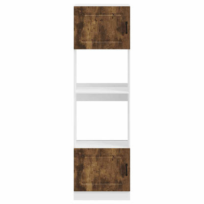 vidaXL Oven Cabinets 2 pcs Kalmar Smoked Oak Engineered Wood 4