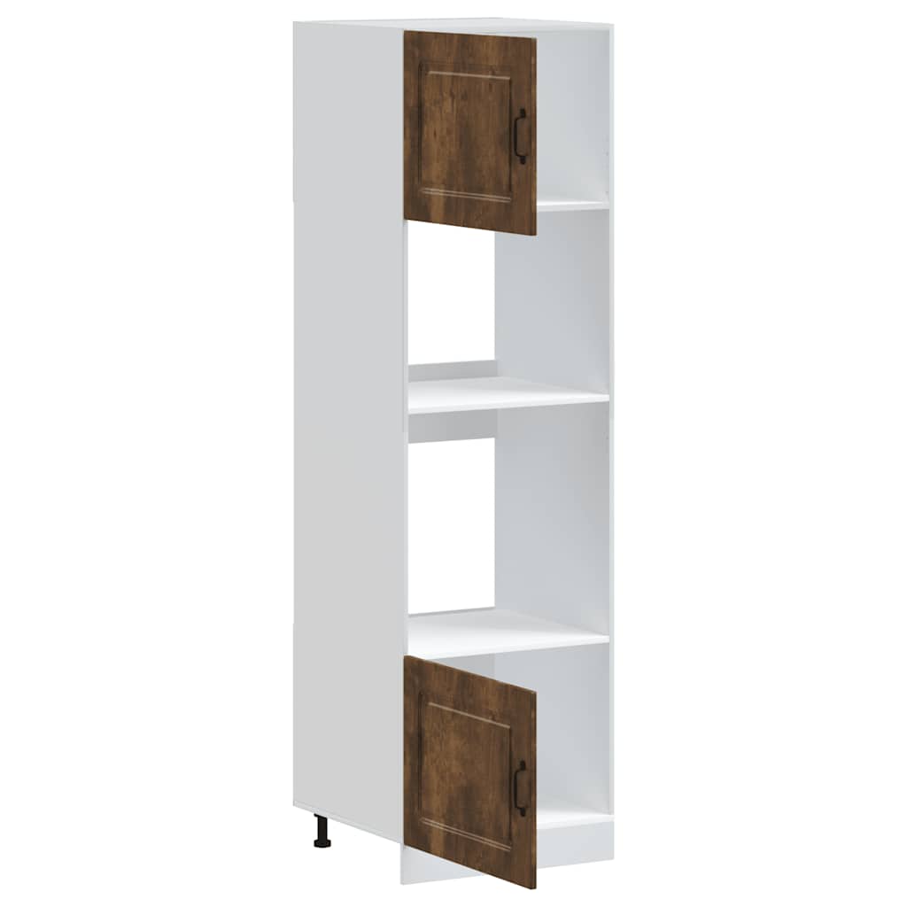 vidaXL Oven Cabinets 2 pcs Kalmar Smoked Oak Engineered Wood 5