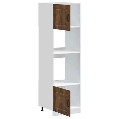 vidaXL Oven Cabinets 2 pcs Kalmar Smoked Oak Engineered Wood 5