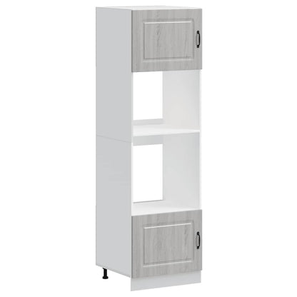 vidaXL Oven Cabinets 2 pcs Kalmar Grey Sonoma Engineered Wood 2