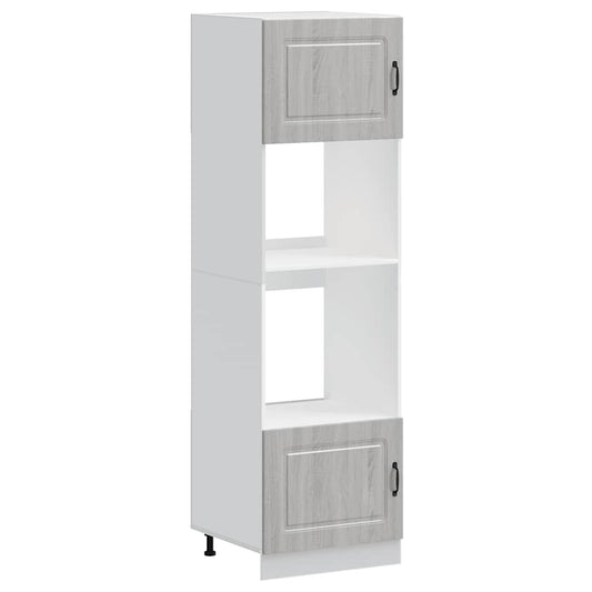 vidaXL Oven Cabinets 2 pcs Kalmar Grey Sonoma Engineered Wood 2