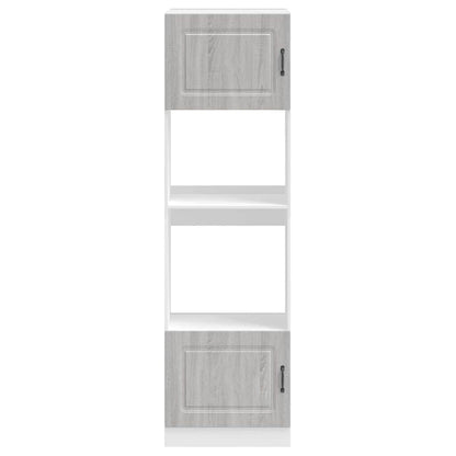 vidaXL Oven Cabinets 2 pcs Kalmar Grey Sonoma Engineered Wood 4