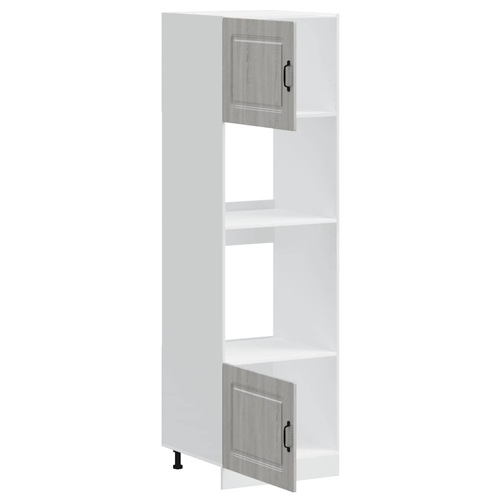 vidaXL Oven Cabinets 2 pcs Kalmar Grey Sonoma Engineered Wood 5