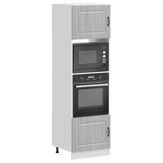 vidaXL Oven Cabinets 2 pcs Kalmar Grey Sonoma Engineered Wood 1