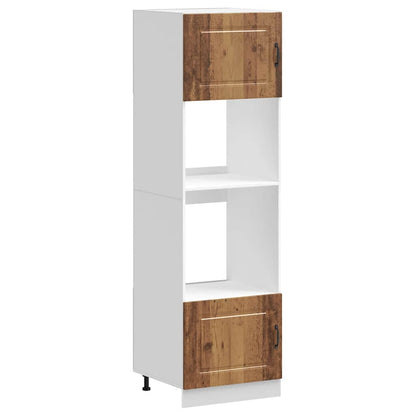 vidaXL Oven Cabinets 2 pcs Kalmar Old Wood Engineered Wood 2