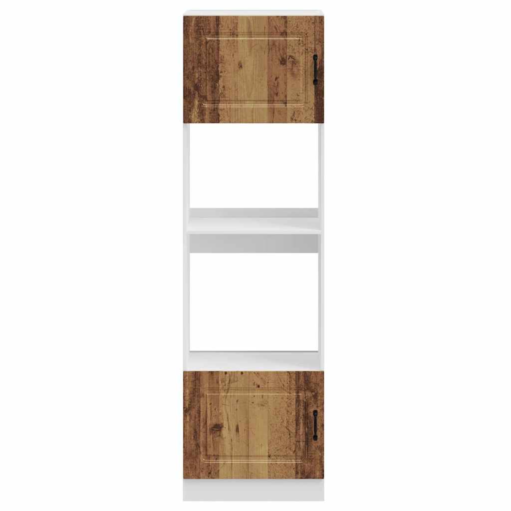 vidaXL Oven Cabinets 2 pcs Kalmar Old Wood Engineered Wood 4